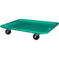 Mfg Tray Molded Fiberglass Toteline Dolly 780738 for 27-1/2 " x 20" x 14-1/8" Tote, Green 7807385170